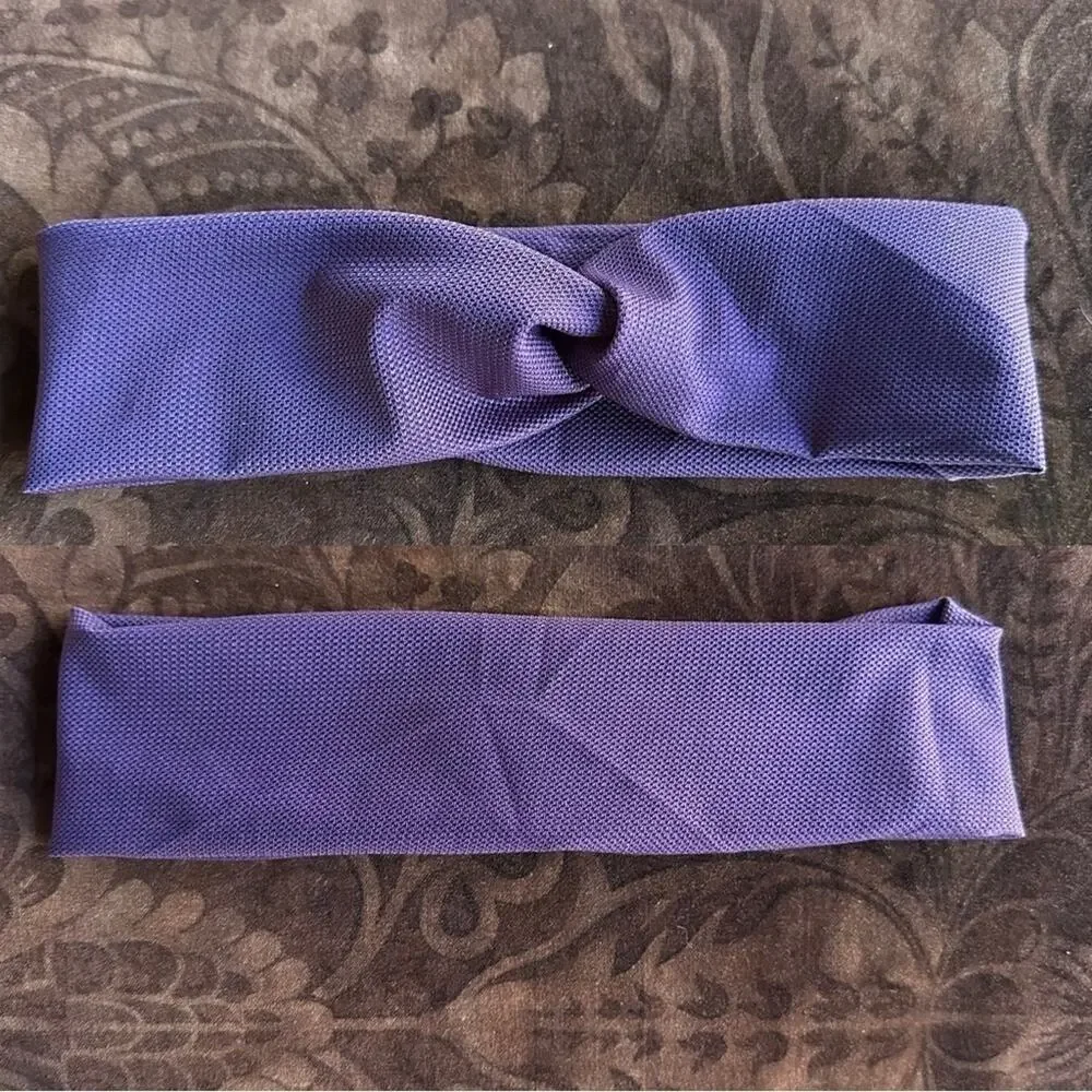 Handmade purple twist headband
